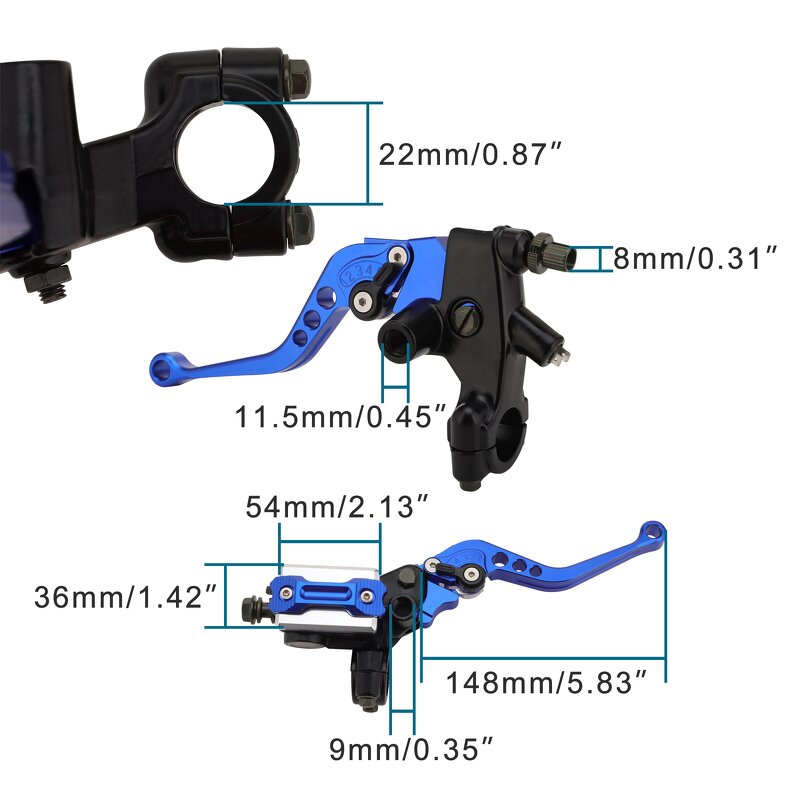 Motor CNC Brake Lever Factory - Adjustable Hydraulic Pump Reservoir Set