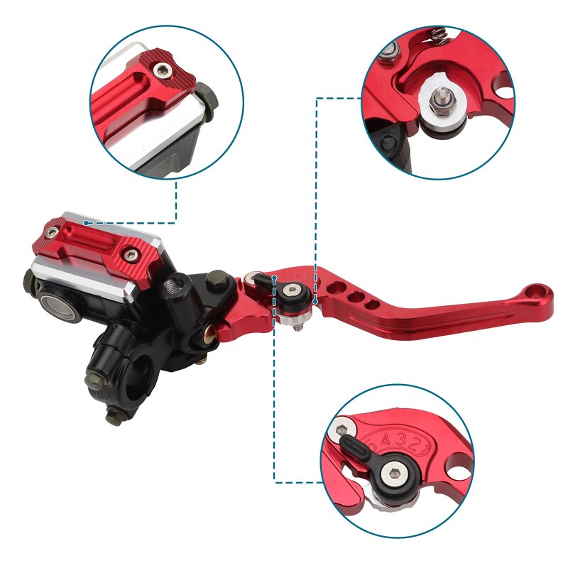 Motor CNC Brake Lever Factory - Adjustable Hydraulic Pump Reservoir Set
