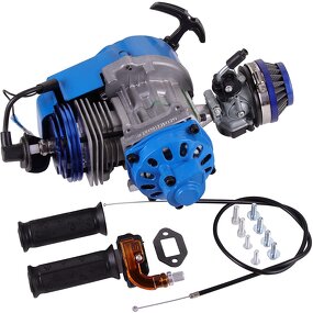 2 Stroke Engine Manufacturer - Blue 44-6 Modified Motorcycle Engine