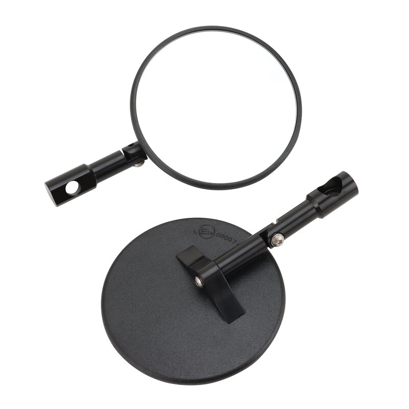 Motorcycle Rearview Mirrors Supplier - Foldable with Mounting Adapter Set