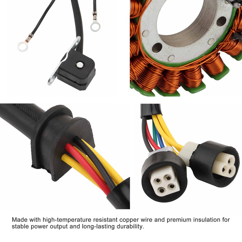 Motorcycle Generator Stator Supplier - Coil for YFM225 YFM250 Moto-4
