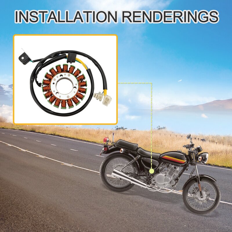 Generator Magneto Stator Supplier - Coil for GN250E TU250 1996-2016