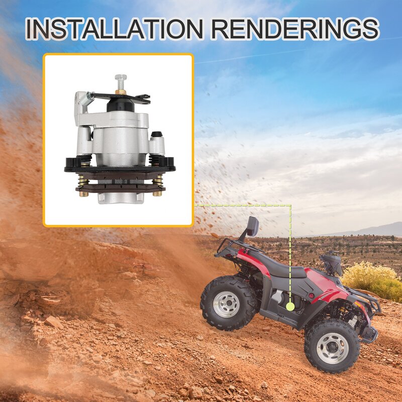 Motorcycle Brake Caliper Factory - Rear Hydraulic Master for Econelo 1500