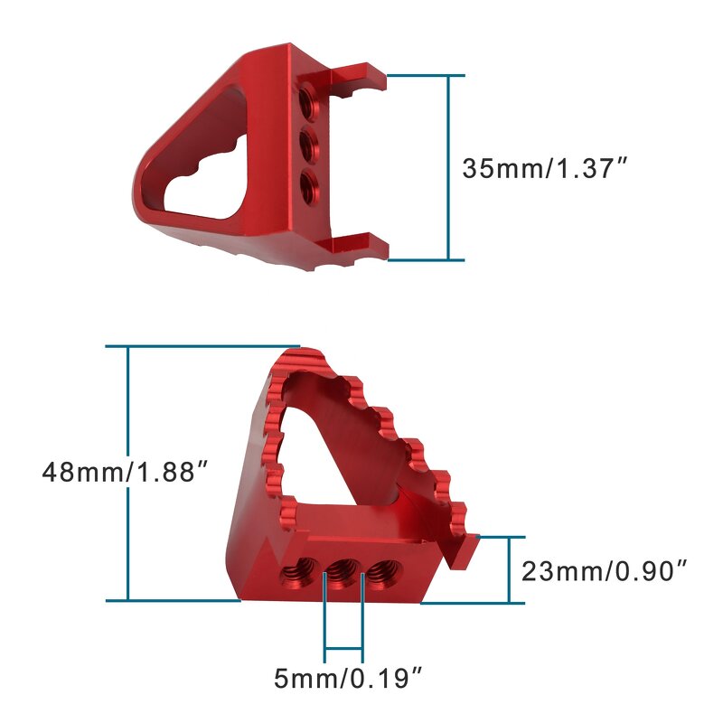 Motorcycle Brake Pedal Step Factory - Universal Rear Shifter Lever Tip