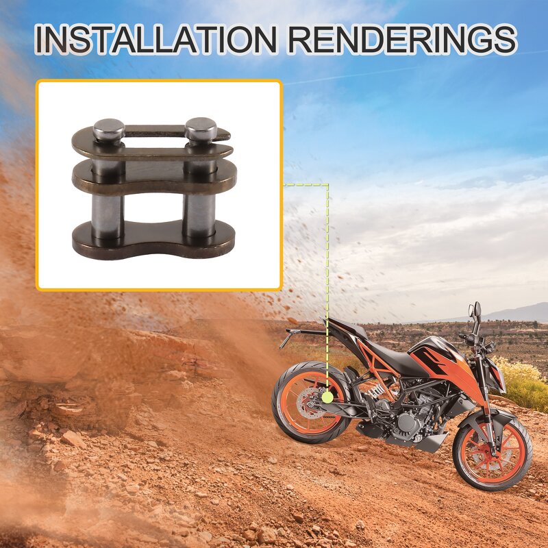 Motorcycle Chain Master Link Supplier - 25H for ATV Scooter Dirt Pit Bike