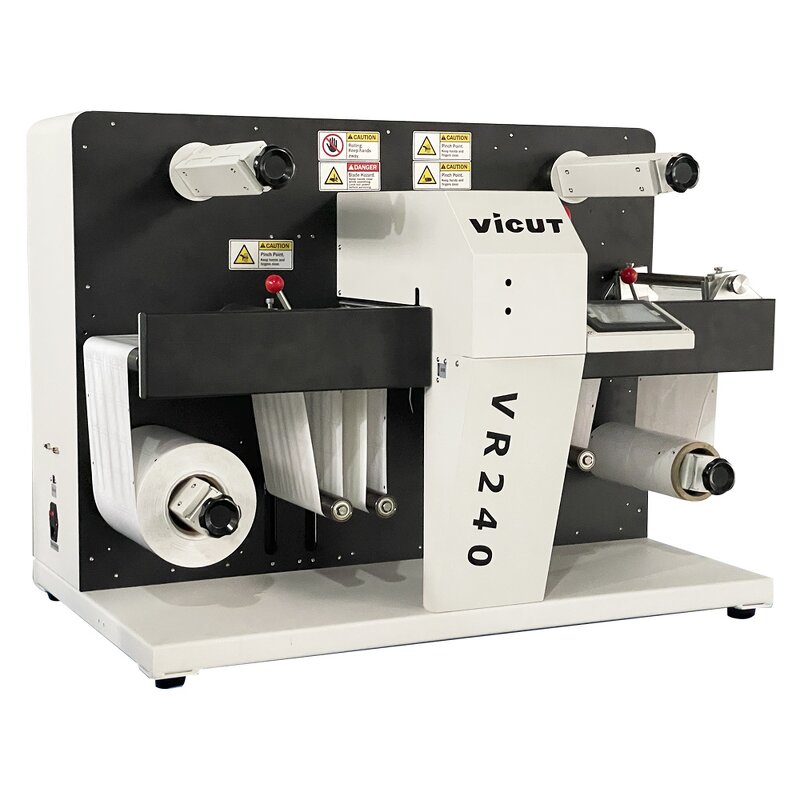 Label Die Cutter Supplier - Semi Rotary with Slitter Rewinder Laminator