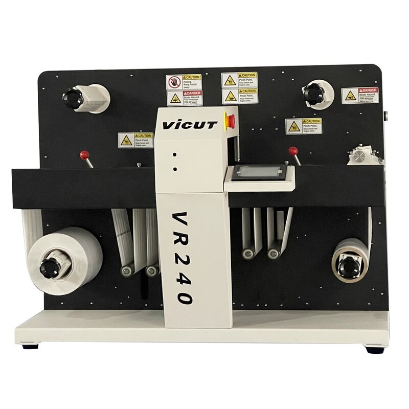 Label Die Cutter Supplier - Semi Rotary with Slitter Rewinder Laminator