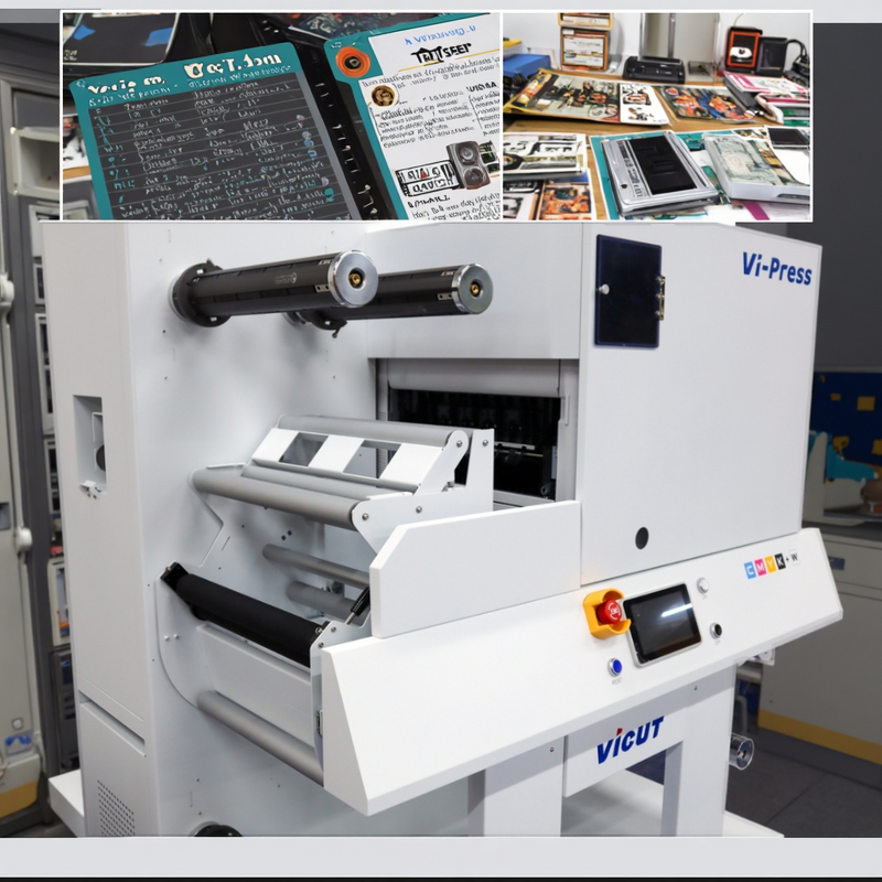 Label Printer Factory - CMYK+W 13 Inch 5 Color Digital Toner