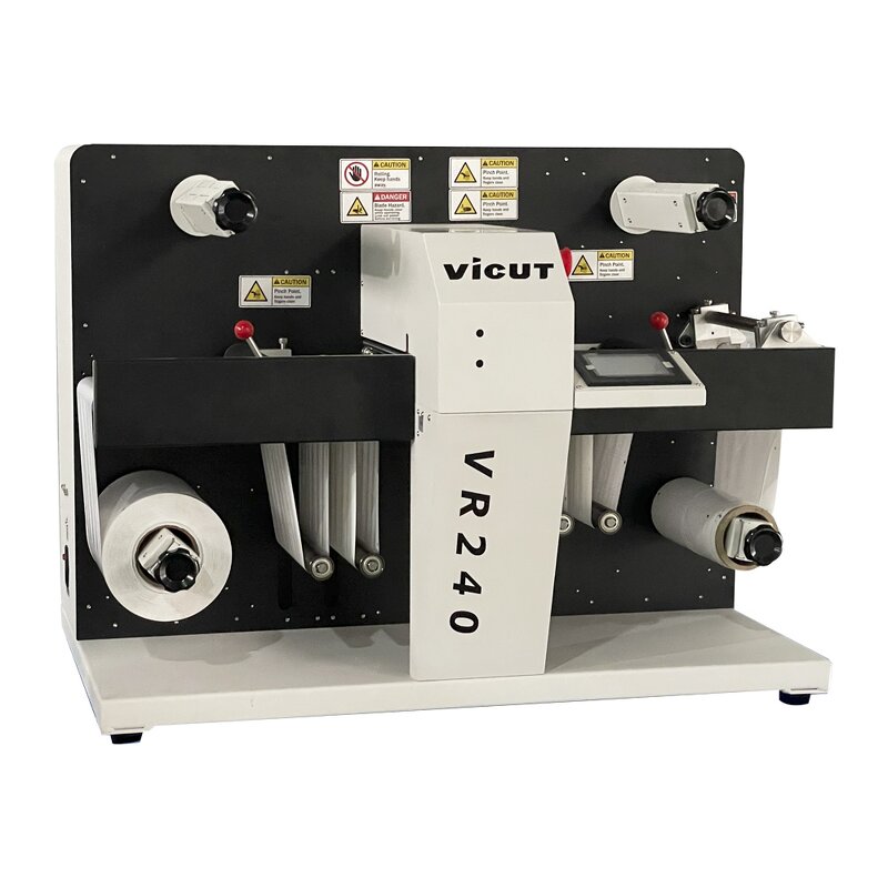 Label Die Cutter Supplier - Semi Rotary with Slitter Rewinder Laminator