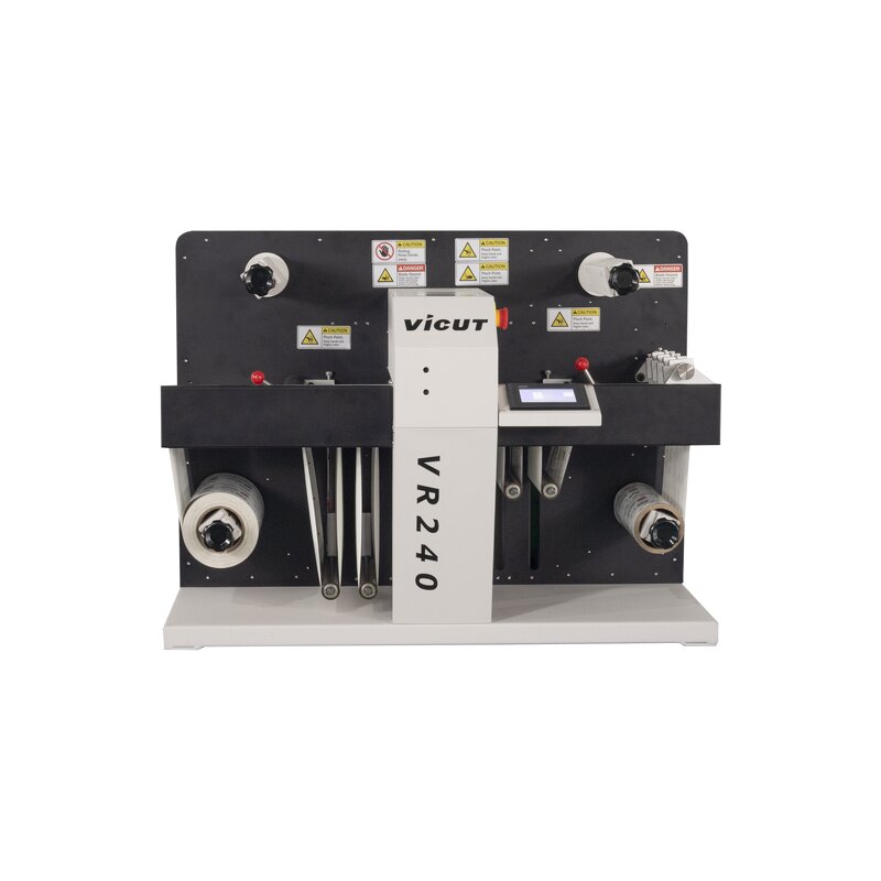 Label Die Cutter Supplier - Semi Rotary with Slitter Rewinder Laminator