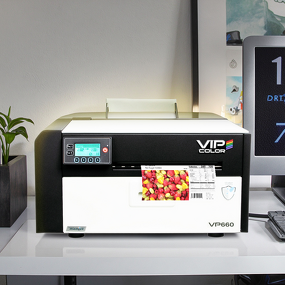 Color Roll Label Printer Manufacturer - Vicut Digital Water Bottle Label