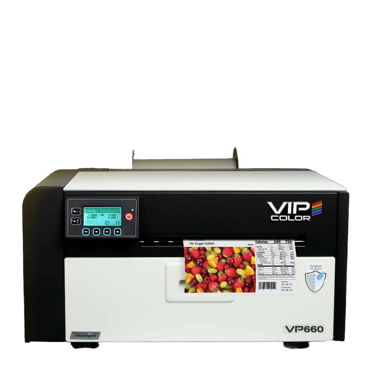 Label Printer Supplier - VP660 Desktop Office Color Label Printing