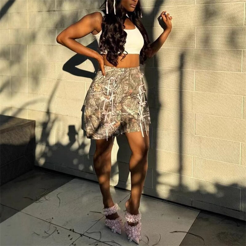 Harajuku Shorts Manufacturer - OEM/ODM Custom American Vintage High Waist