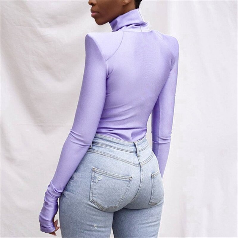 Bodysuit Manufacturer - OEM/ODM Custom Elegant Skinny One Piece Office Lady