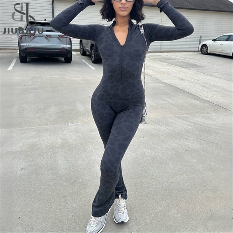 Jumpsuit Manufacturer - OEM/ODM Custom High Stretch Zip Cardigan Design