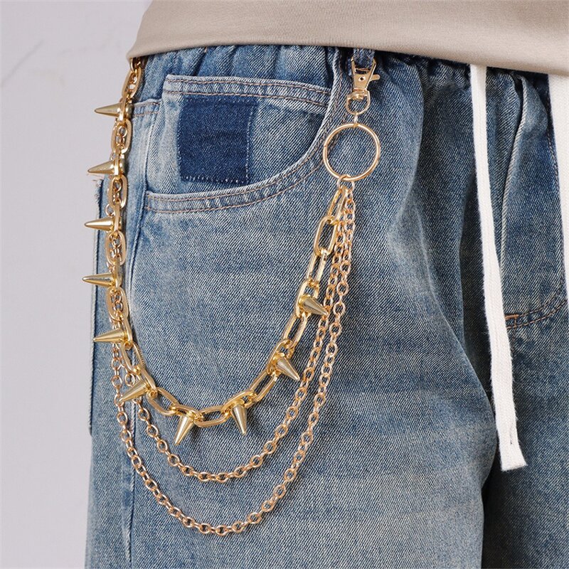 Waist Chain Manufacturer - OEM/ODM Custom Punk Rock Metal Key Chain Hip-hop