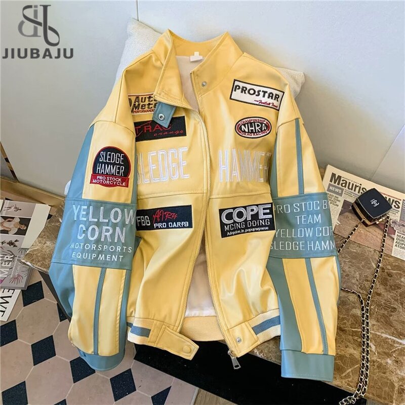 Motorcycle Jacket Manufacturer - OEM/ODM Custom Hip Hop PU Leather Y2K