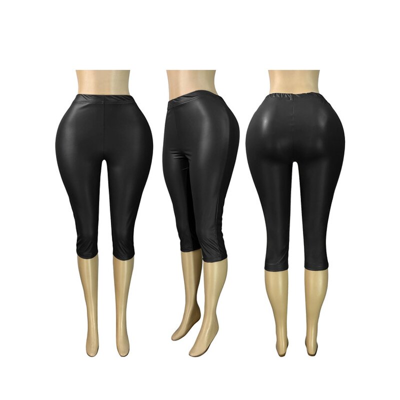 PU Shorts Manufacturer - OEM/ODM Custom Sexy Bodycon High Waist Elasticity