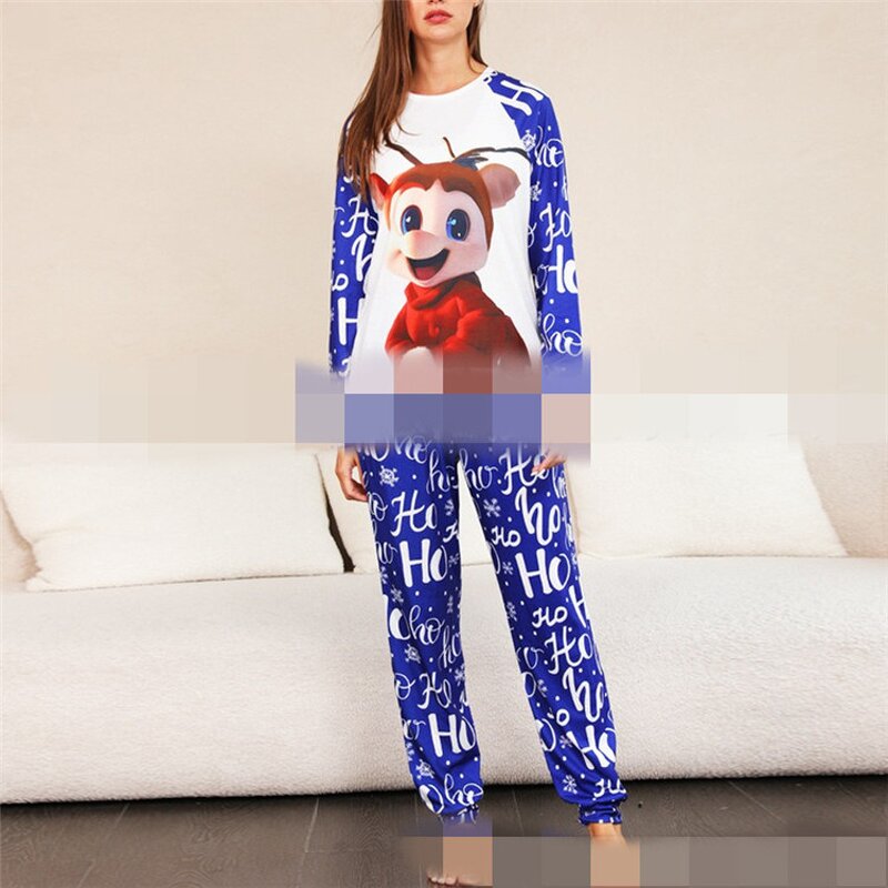 Family Pajamas Set Manufacturer - OEM/ODM Custom Christmas Elk Print Matching