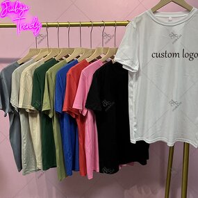 T-Shirt Manufacturer - OEM/ODM Custom Logo Loose Casual O Neck Street