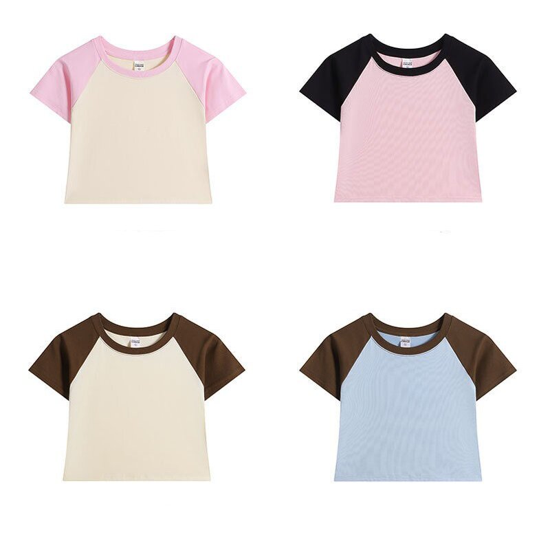 Baby Tee Manufacturer - OEM/ODM Custom Logo Printing Embroidery Raglan Crop