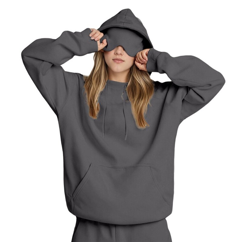 Hooded Sweatshirt Manufacturer - OEM/ODM Custom Plus Size Eye Mask Oversize