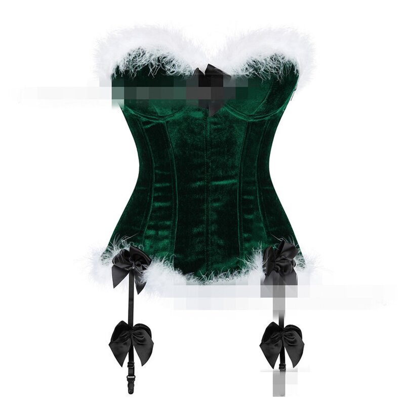 Corset Top Manufacturer - OEM/ODM Custom Sexy Christmas Lace up Boned Bustier