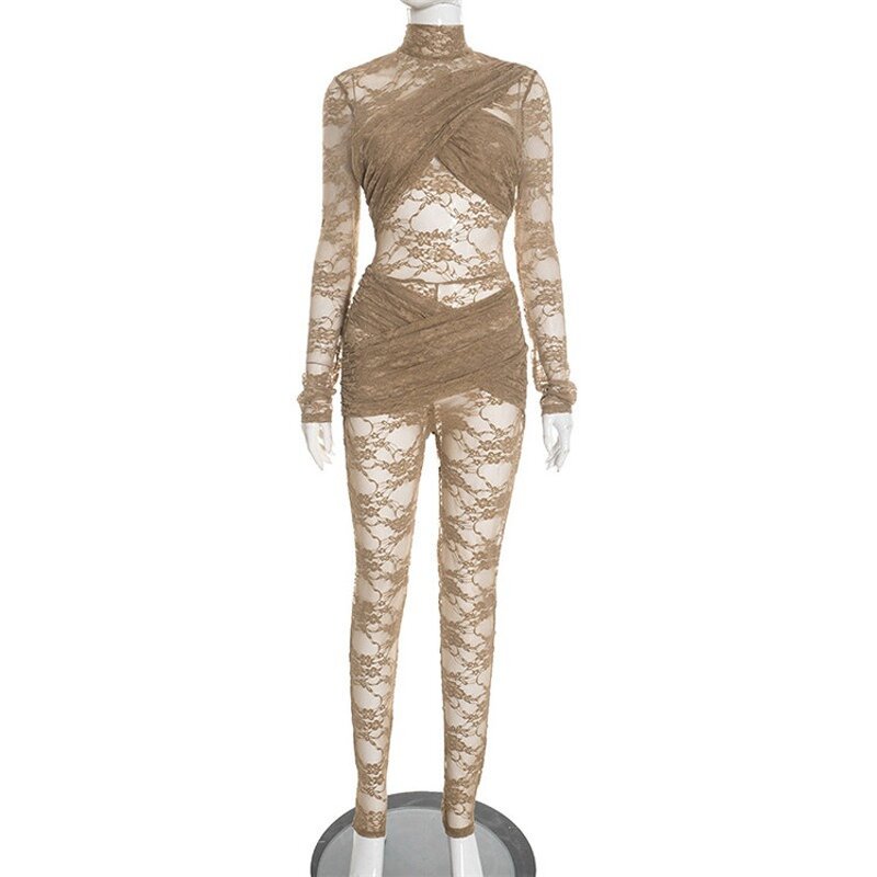 Jumpsuit Manufacturer - OEM/ODM Custom Backless Jacquard Patchwork Cross