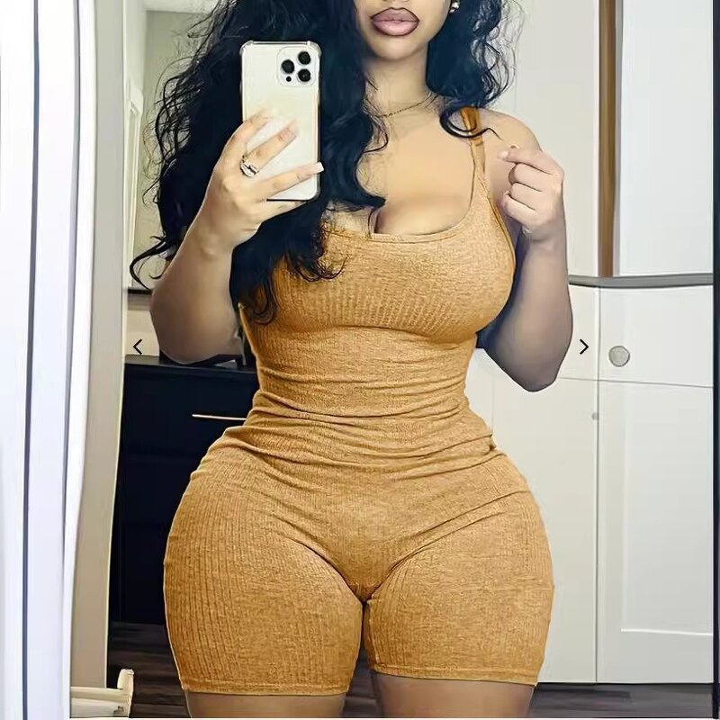 One Piece Sportswear Manufacturer - OEM/ODM Custom Logo Sleeveless Ribbed