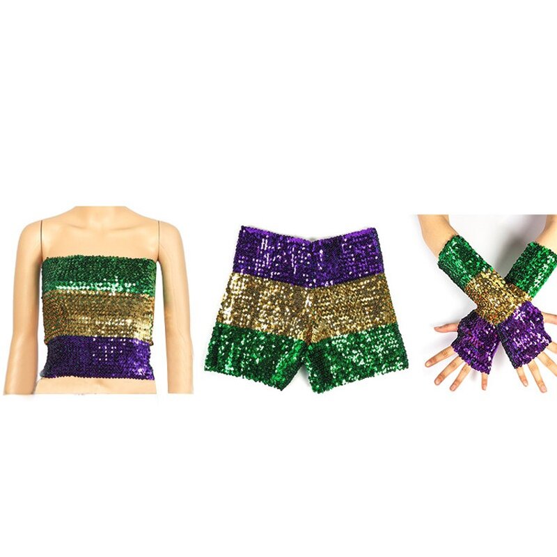 Carnival Set Manufacturer - OEM/ODM Custom Women 3 Piece Sleeveless Crop