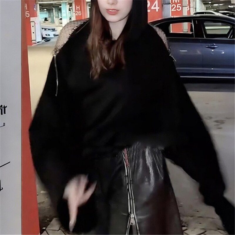 Hoodie Manufacturer - OEM/ODM Custom Sexy Rhinestone Mesh Back Crop