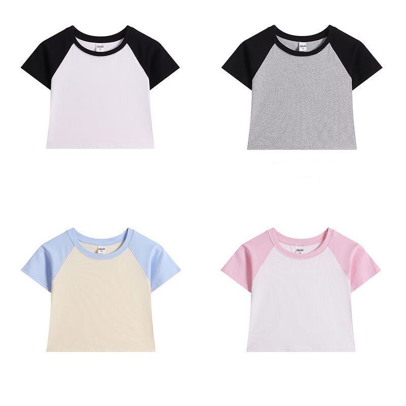 Baby Tee Manufacturer - OEM/ODM Custom Logo Printing Embroidery Raglan Crop