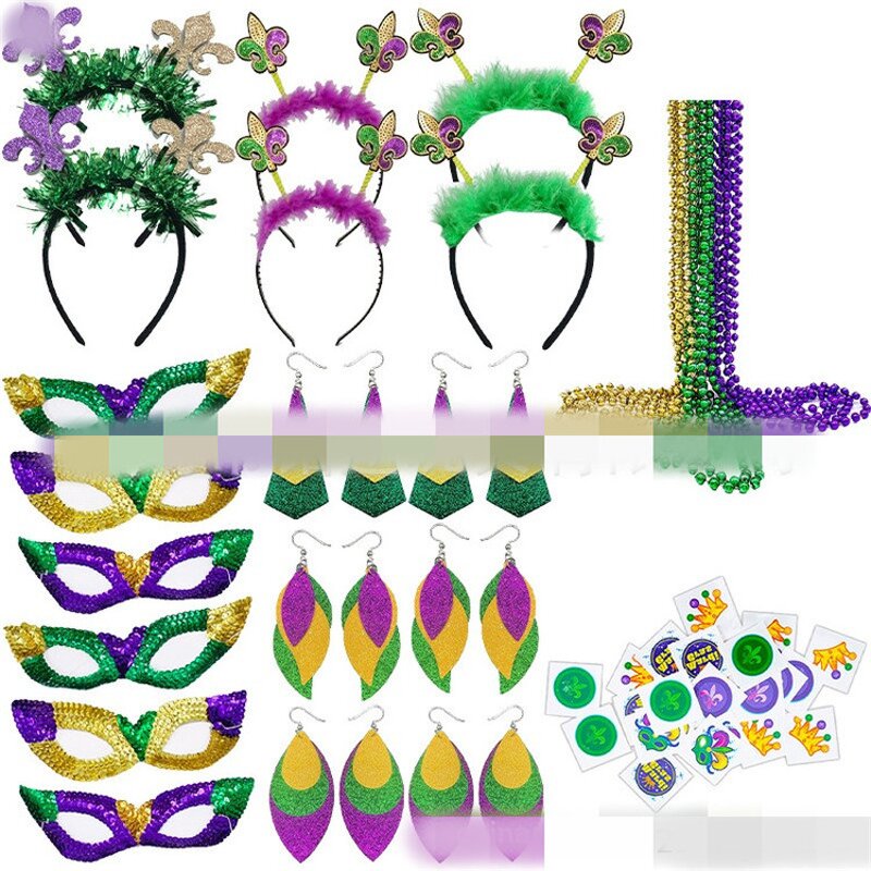 Mardi Gras Accessories Manufacturer - OEM/ODM Custom Beads Necklace Feather Boa