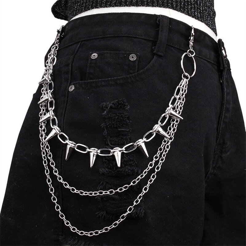 Waist Chain Manufacturer - OEM/ODM Custom Punk Rock Metal Key Chain Hip-hop