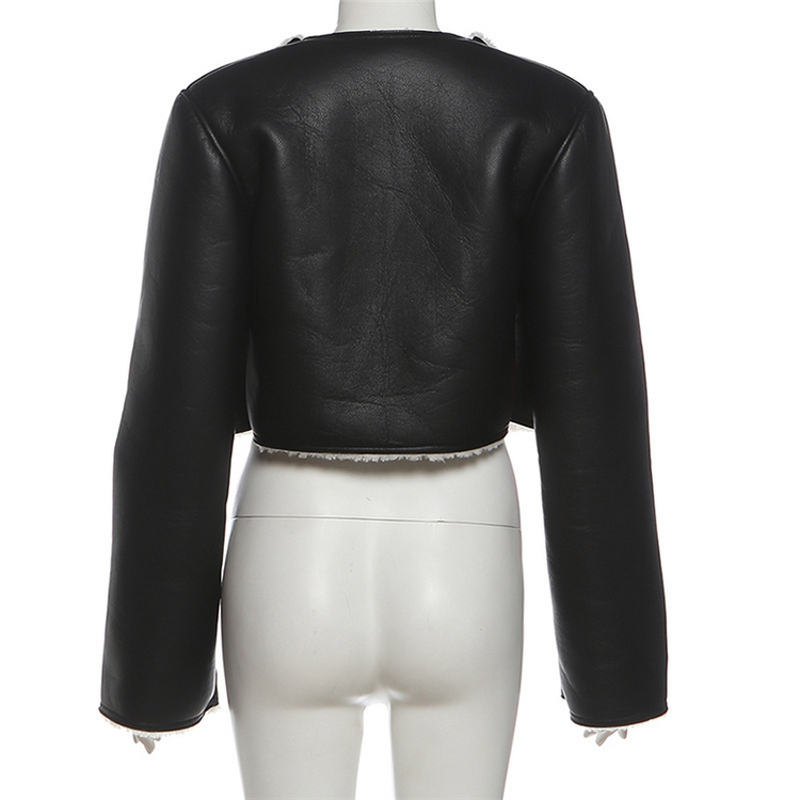 Motorcycle Jacket Manufacturer - OEM/ODM Custom PU Leather Lamb Fur Female