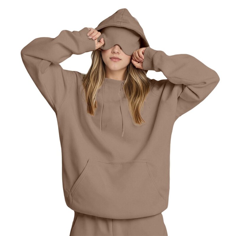 Hooded Sweatshirt Manufacturer - OEM/ODM Custom Plus Size Eye Mask Oversize