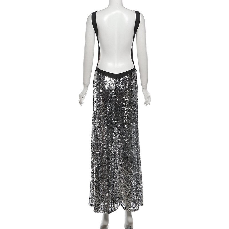 Maxi Dress Manufacturer - OEM/ODM Custom Elegant Sequined Bodycon Party