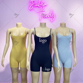 One Piece Sportswear Manufacturer - OEM/ODM Custom Logo Sleeveless Ribbed