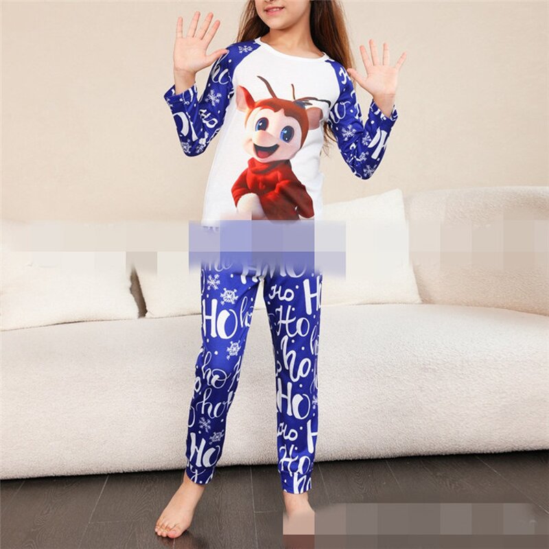 Family Pajamas Set Manufacturer - OEM/ODM Custom Christmas Elk Print Matching