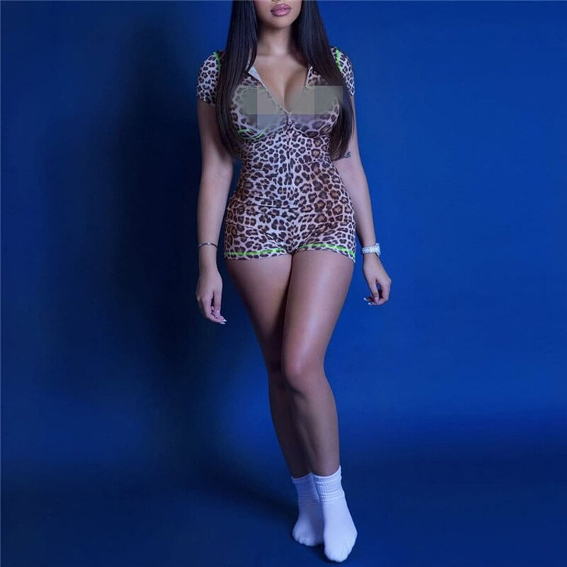 Playsuit Manufacturer - OEM/ODM Custom Hooded Zip Snake Print Streetwear