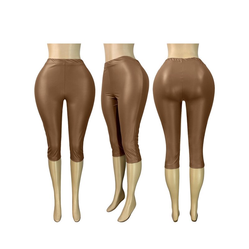 PU Shorts Manufacturer - OEM/ODM Custom Sexy Bodycon High Waist Elasticity