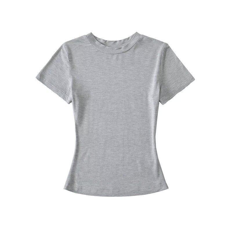 Yoga Top Manufacturer - OEM/ODM Custom Logo Short Sleeve Slim Waist O-neck