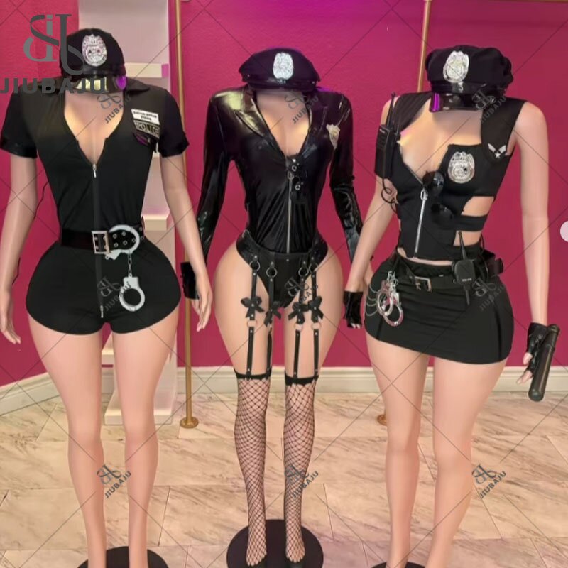 Police Costume Manufacturer - OEM/ODM Custom Women Sexy Cosplay Uniform Lingerie