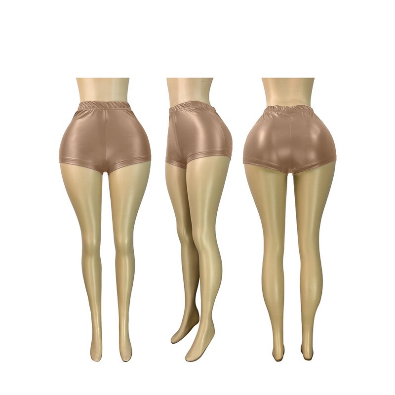 PU Shorts Manufacturer - OEM/ODM Custom Sexy Bodycon High Waist Elasticity