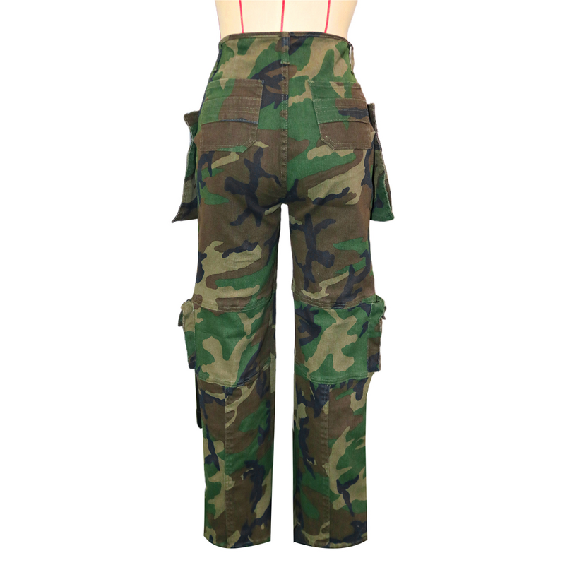 Camouflage Pants Manufacturer - OEM/ODM Custom Loose Cargo Pockets Streetwear