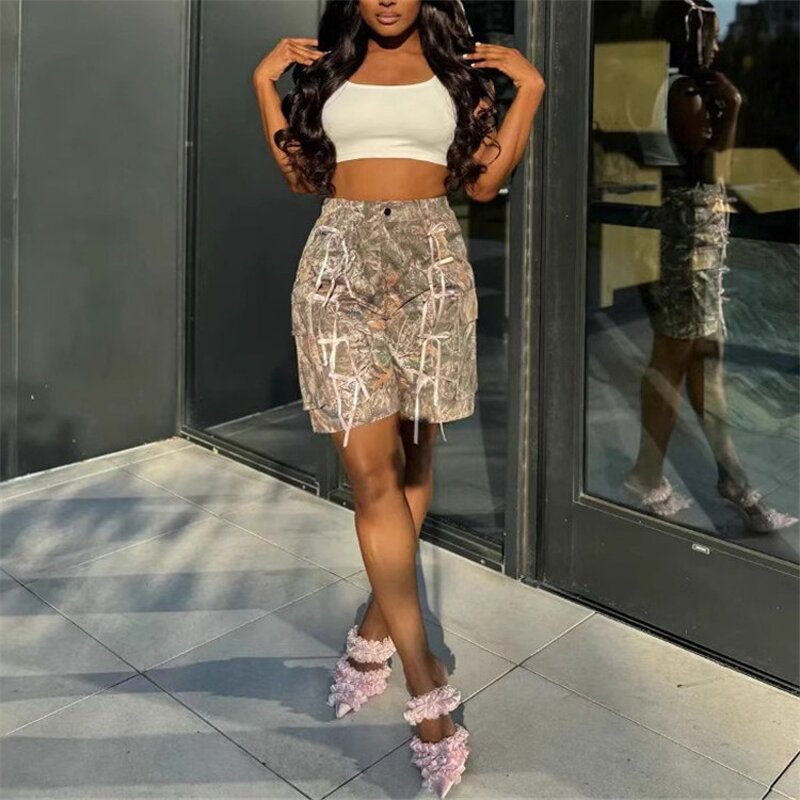 Harajuku Shorts Manufacturer - OEM/ODM Custom American Vintage High Waist