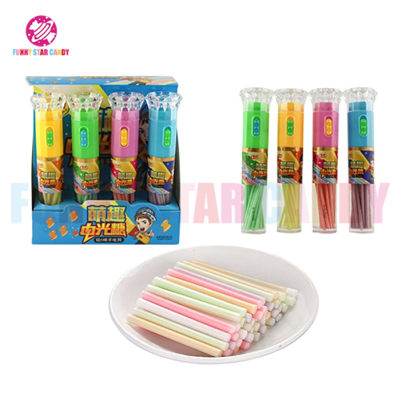 Candy Toy Manufacturer - Mini Lighting Diamond Torch Flashlight