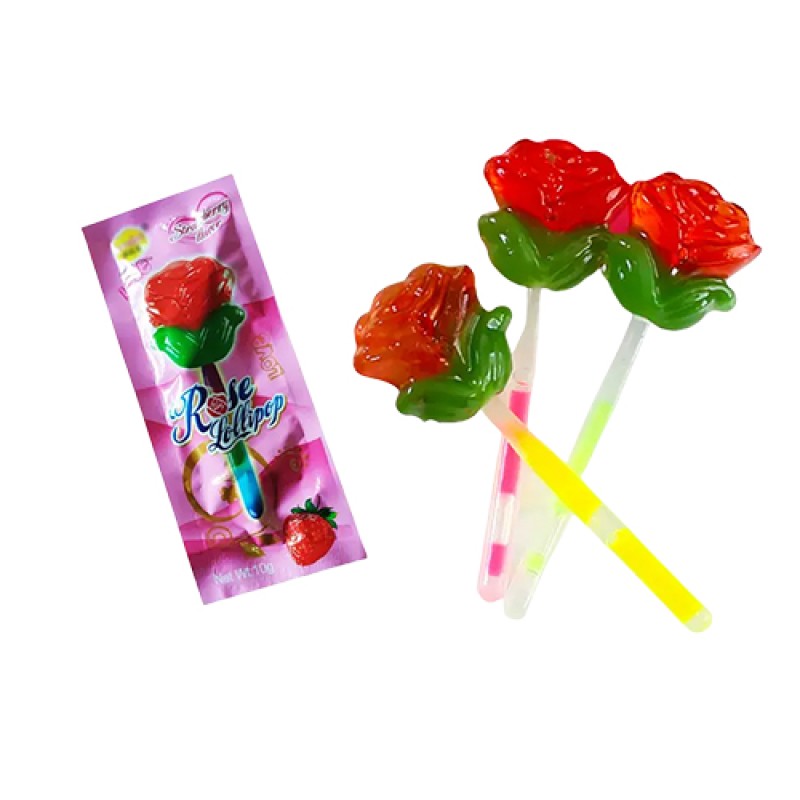 Lollipop Factory - Halloween Mixed Fruity Rose Shape