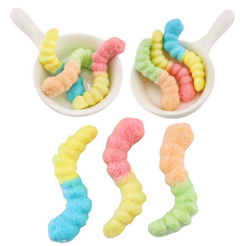 Gummy Candy Factory - Private Label Gummy Worms Curve Sour