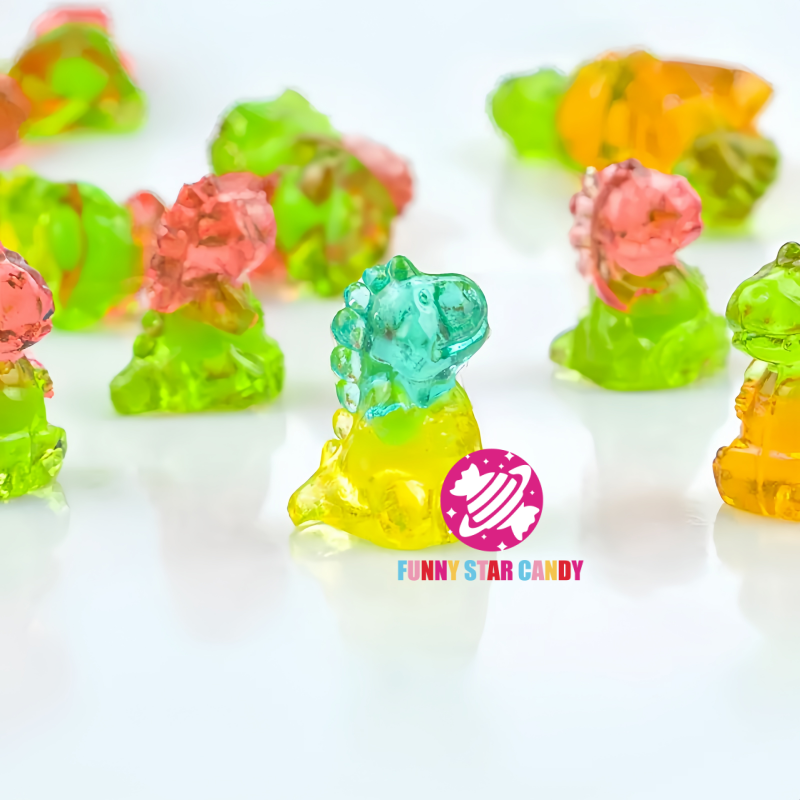 Gummy Candy Factory - 3D 4D Dinosaur Multi Color Fruit
